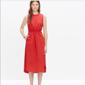 Madewell lakeshore cotton midi dress